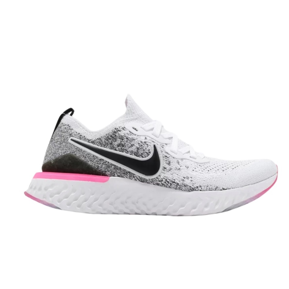 Nike Epic React FlyKnit 2 ‘Oreo Pink’ Women’s White Shoes - Women’s Size 7.5
